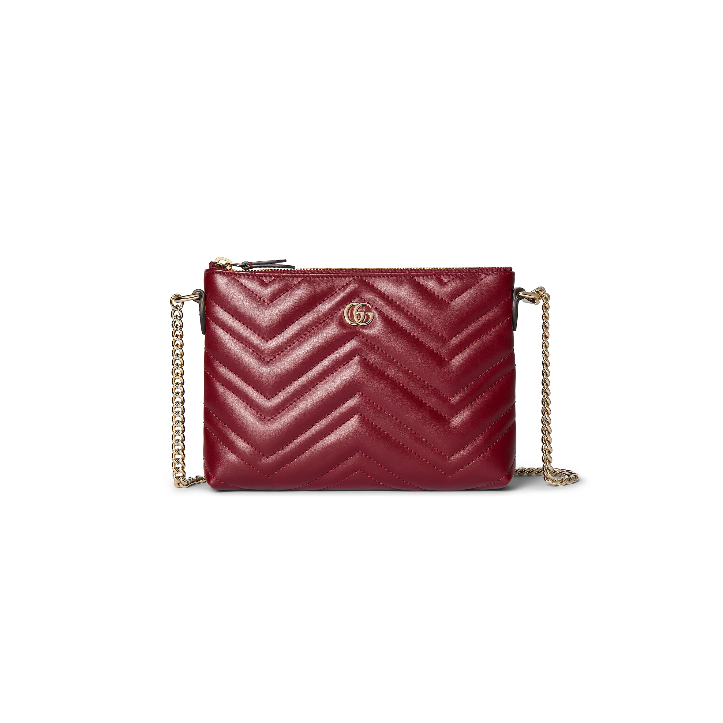 GUCCI GG MARMONT POCHETTE WITH CHAIN 837742 (21*15*3.5cm) GUCCI GG MARMONT POCHETTE WITH CHAIN 837742 (21*15*3.5cm)